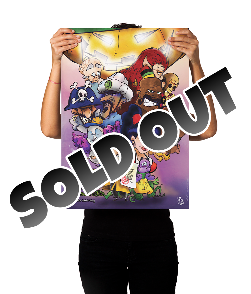 Tony Tough & The Night Of Roasted Moths 20th anniversary poster